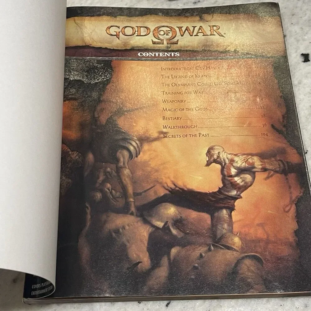 God Of War I & II Collection Book Game PS3, Brady Games Official Strategy Guide